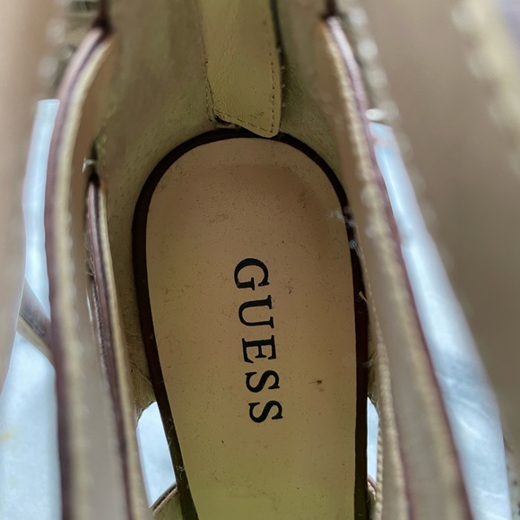 Guess Gladiator Sandle Heels 2 colors black & brown - Picture 2 of 5